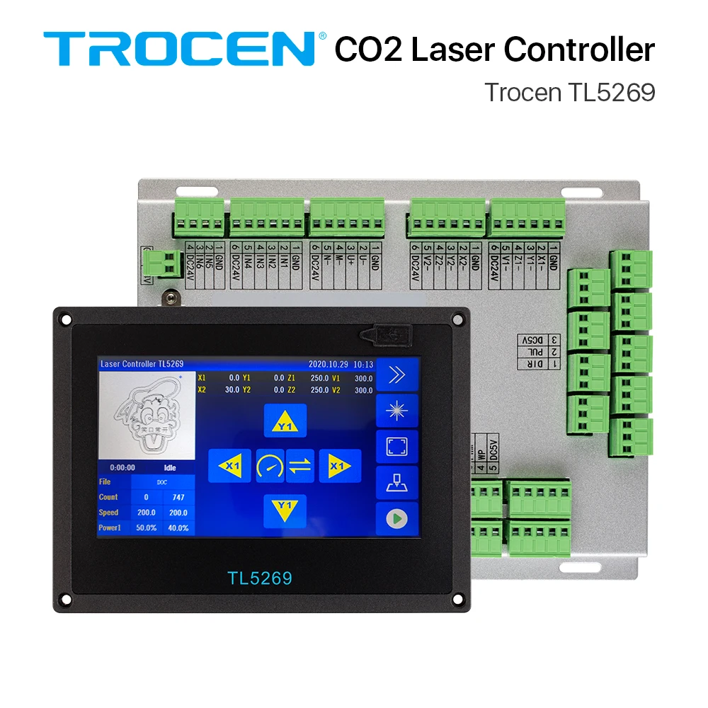Система управления лазером на углекислом газе Trocen TL5269 для лазерной резки