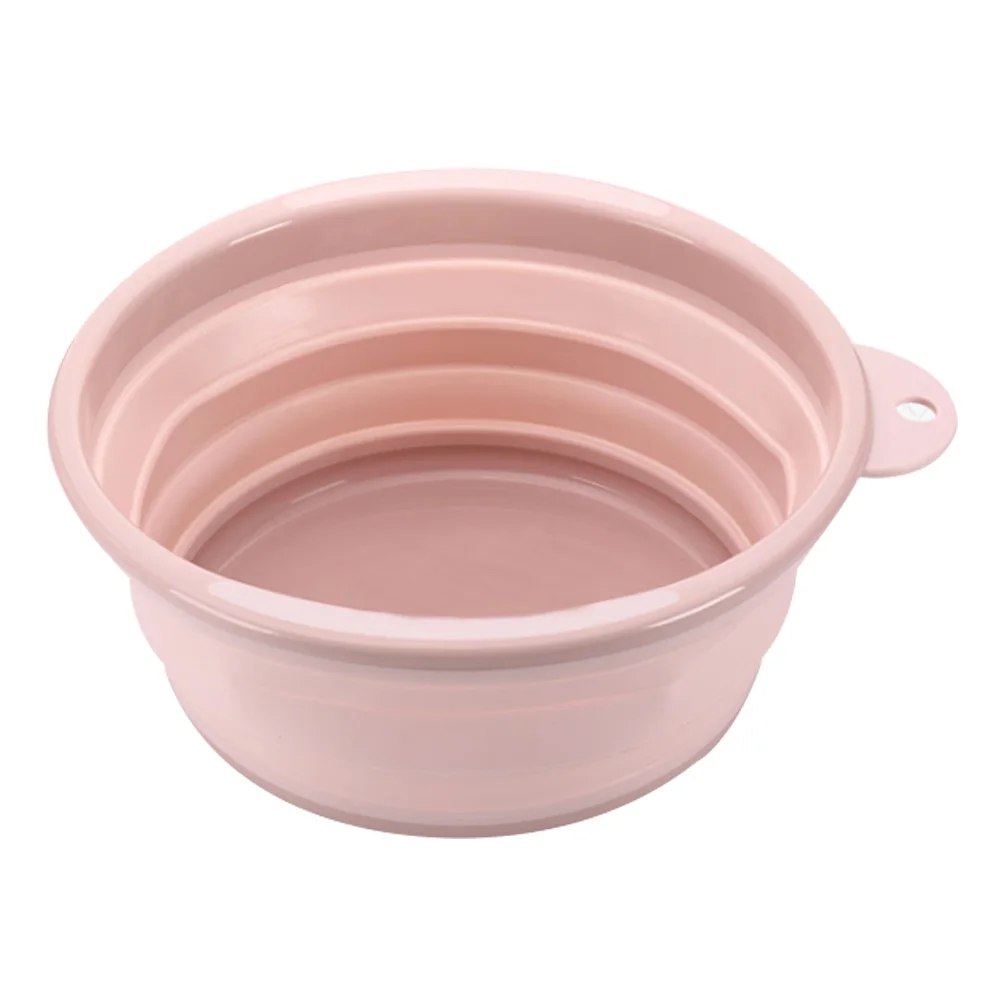 

Portable Non-toxic Household Outdoor Washbasin Folding Versatile Plastic Bucket For Travel Collapsible Thick