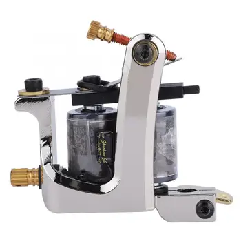 

10 Wraps Professional Alloy Tattoo Machine Copper Coils Tattoo Shader Machine Gun