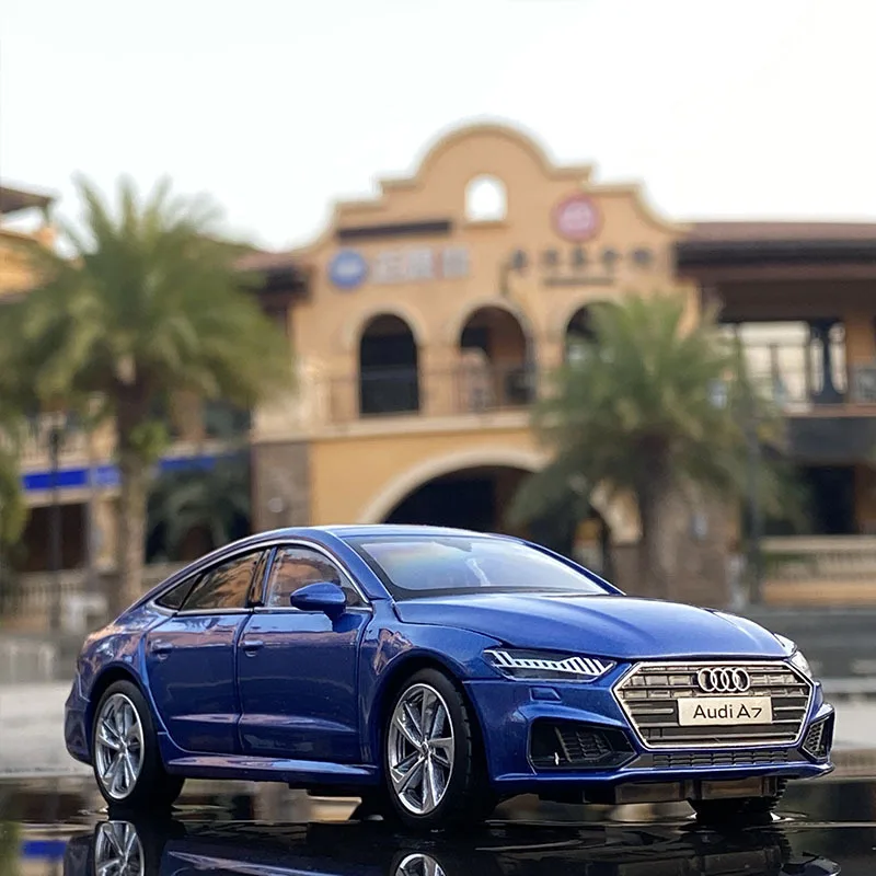 1:32 AUDI A7 Simulation Car Model Diecast Toy Car 6Doors-Opened Sounds&Lights Hobbies For Collection Children‘s Birthday Gifts 7