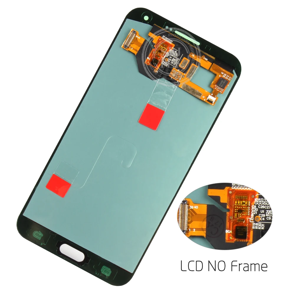 Супер AMOLED ЖК-дисплей для Samsung Galaxy E7 E700 E700F E7000 E7009 ЖК-дисплей с сенсорным экраном дигитайзер сборка Замена