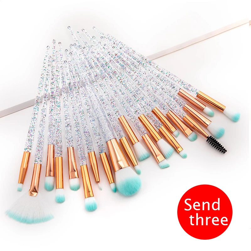 

20pcs Eye Shadow Makeup Eyebrow Powder Brush Set Professional Colorful Gradient Eye Makeup Tool Make Up Brushes Highlighter