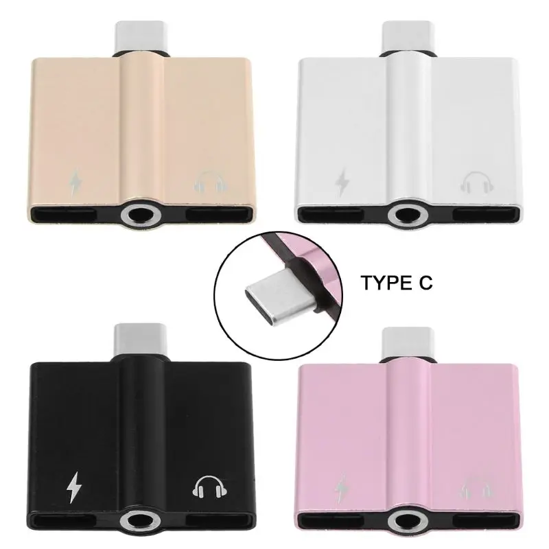 3в1 type C USB 3,1 аудио+ зарядный разъем для наушников адаптер конвертер для Xiaomi huawei Android смартфон