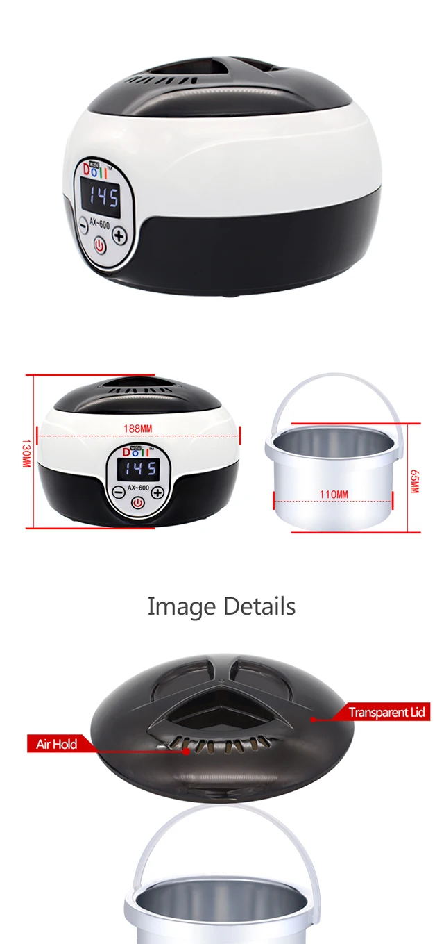 360 Degree Surround Heating Wax Heater Digital Hot Melt Machine Wax Heater