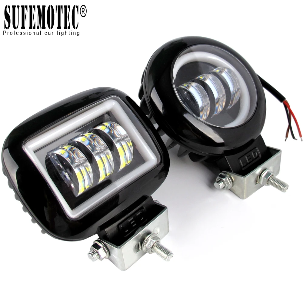 Najtaniej 6D obiektyw 5 Cal światło robocze Led Niva 4x4 Offroad Bar do samochodu Off road 4WD ciężarówki ATV suv 12V 24V przyczepy wodoodporna światła do jazdy