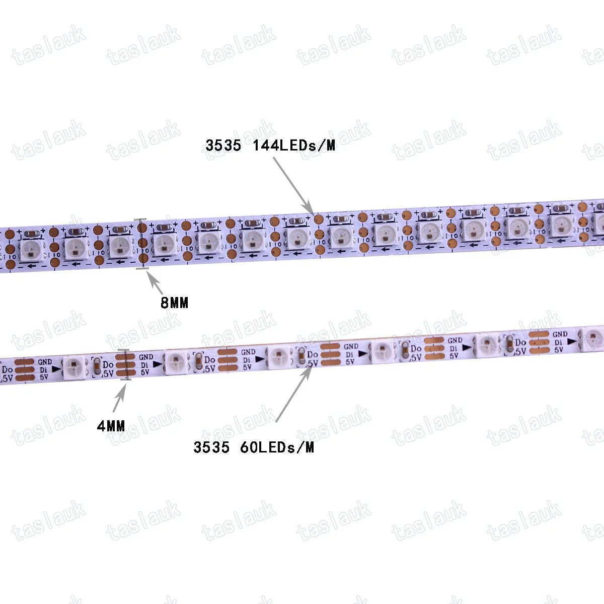 Ws2812b rgb led strip light 60 leds