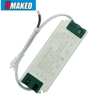 

1-36W Safe Plastic Shell LED Driver Input AC90-265V Light Transformer Constant Current 300mA Power Supply Adapter for Led Lamps