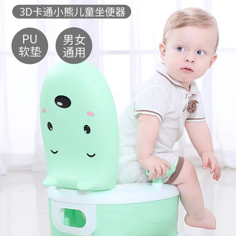 

Toilet for Kids Portable Baby Small Chamber Pot Model Infant Urinal Bear Cartoon Urinal