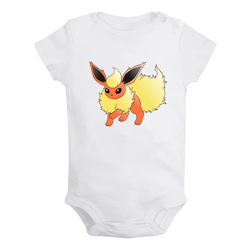 Милый покемон Espeon из анимационного сериала "Flareon Glaceon Jolteon для новорожденных, для маленьких мальчиков Комплекты для девочек спортивный костюм с принтом для малышей, спортивный костюм, гимнастический костюм, одежда