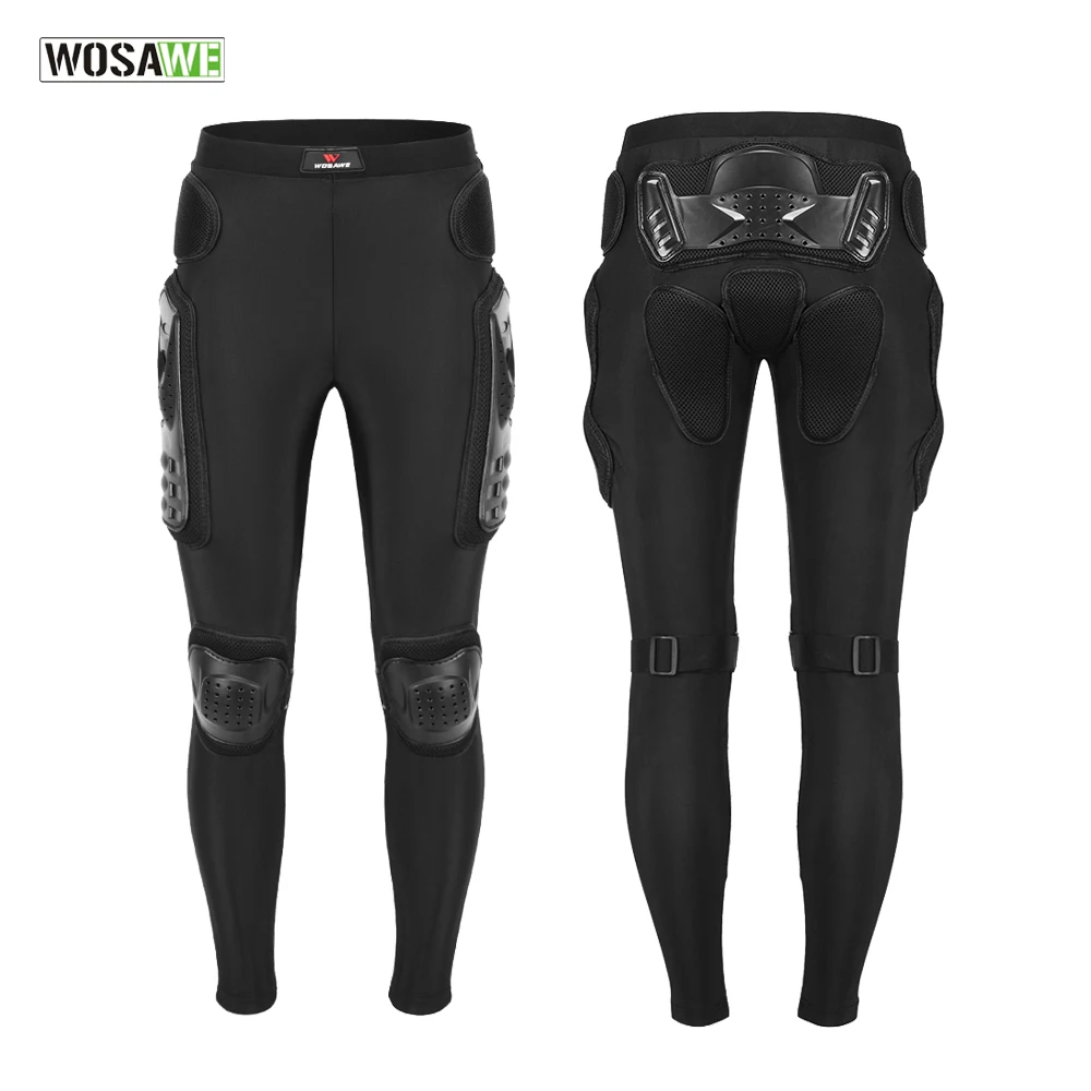 Вело брюки WOSAWE из ЭВА эластичные дышащие для горных велосипедов мотоциклистов