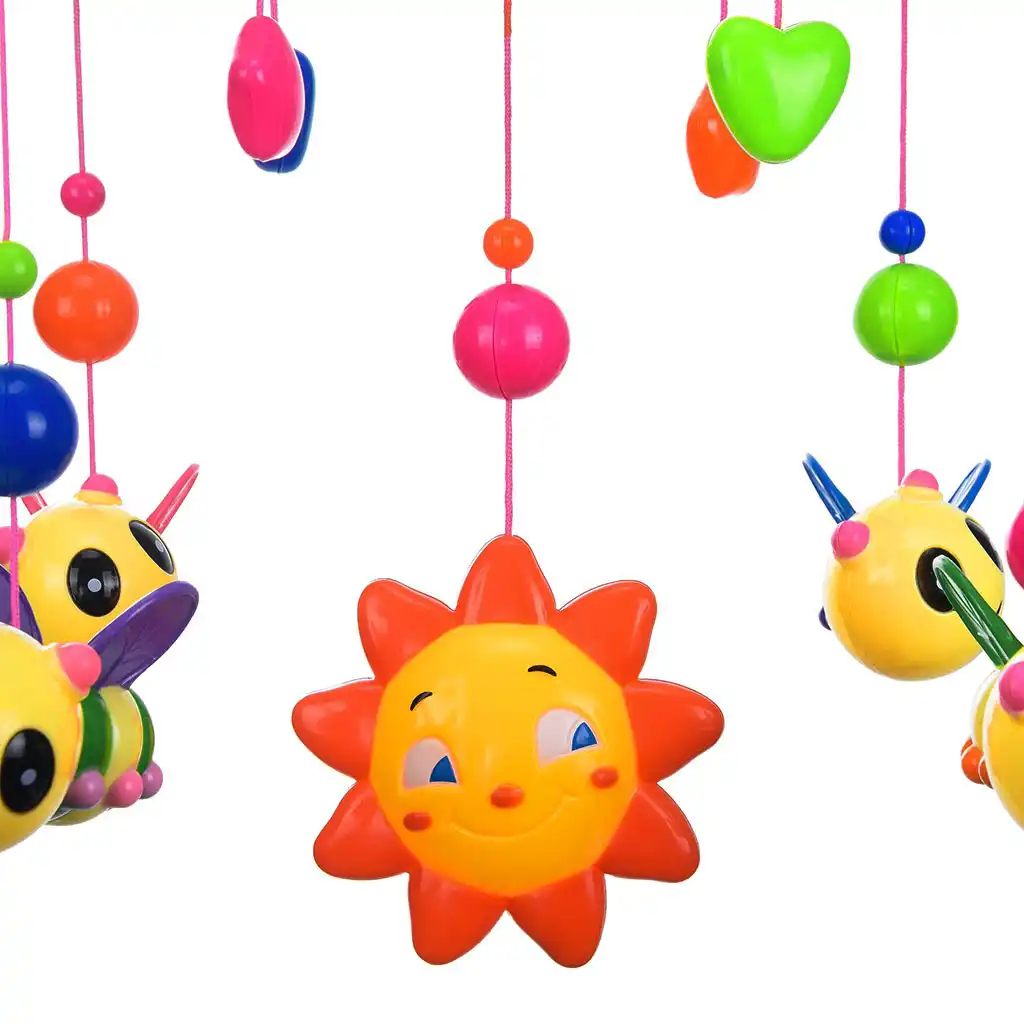 Детская кроватка украшение игрушка висящий вращающийся колокольчик с мелодиями двойного назначения G920