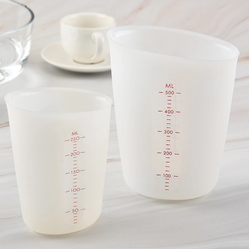 250/500ML Silicone Measuring Cup Kitchen Measuring Tools Home Baking Accessories 250/500ML Silicone Measuring Cup Kitchen Measuring Tools Home Baking Accessories