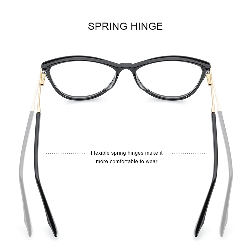 Eyewear Frames Women Retro Cat Eye Glasses Frame