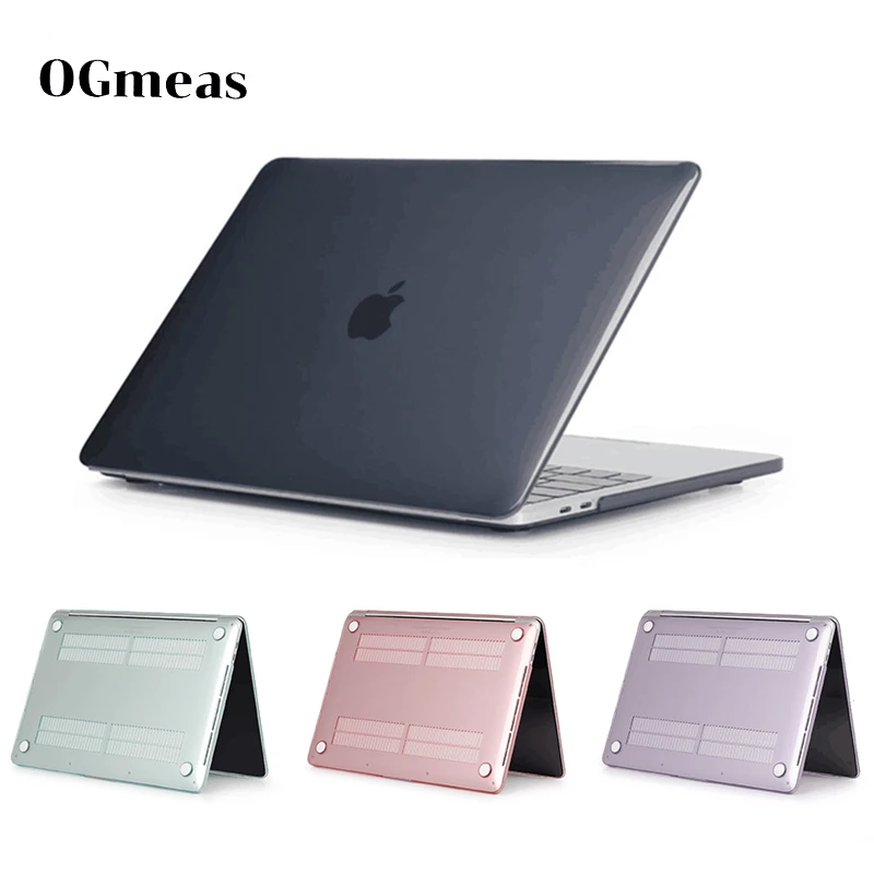 Чехол для ноутбука с кристаллами для MacBook Touch ID A1932, чехол для Macbook Air 13 A1466 A1369 Pro retina 11 12 13 15,4 15, Жесткий Чехол