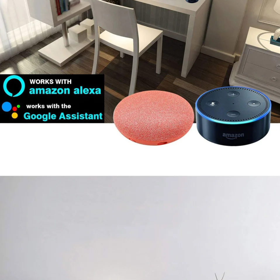 AVATTO умная розетка Wifi с монитором питания, 16А ЕС RGB Tuya умная розетка с Google Home Alexa голосовой пульт дистанционного управления