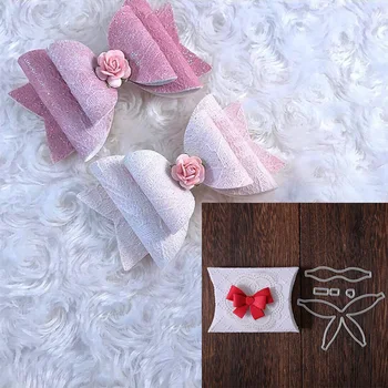 

Kokorosa Beautiful Cutting Dies Bow Template DIY Scrapbook Metal Cutting Dies Paper Card Process Embossing Folder Template 2020