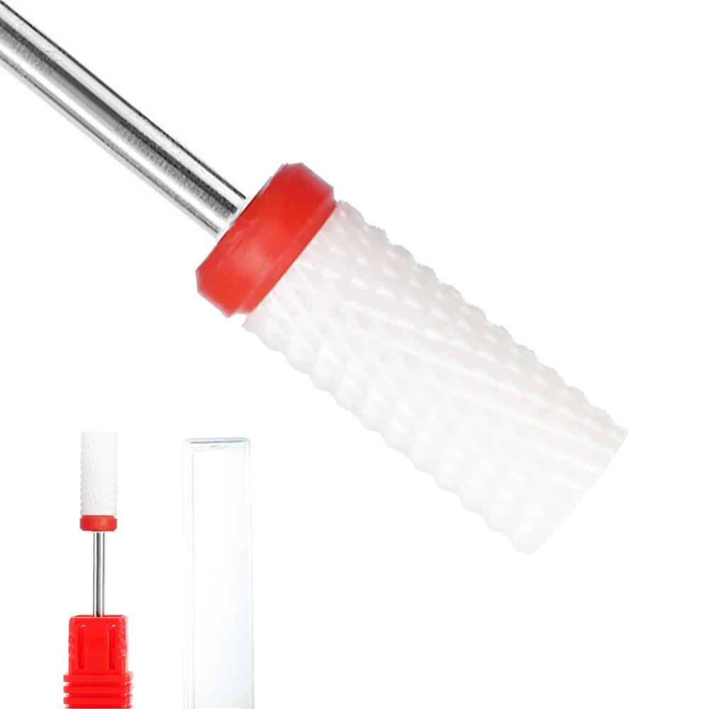 Ceramic Nail Drill Bit for Manicure and Pedicure - Cuticle Care and Polishing Tool