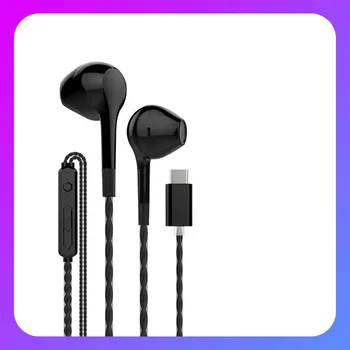

Professional type-c Wired earphone In-ear Sport Headset With Mic Volume Control waterproof Music Gaming Earbuds for music MP3