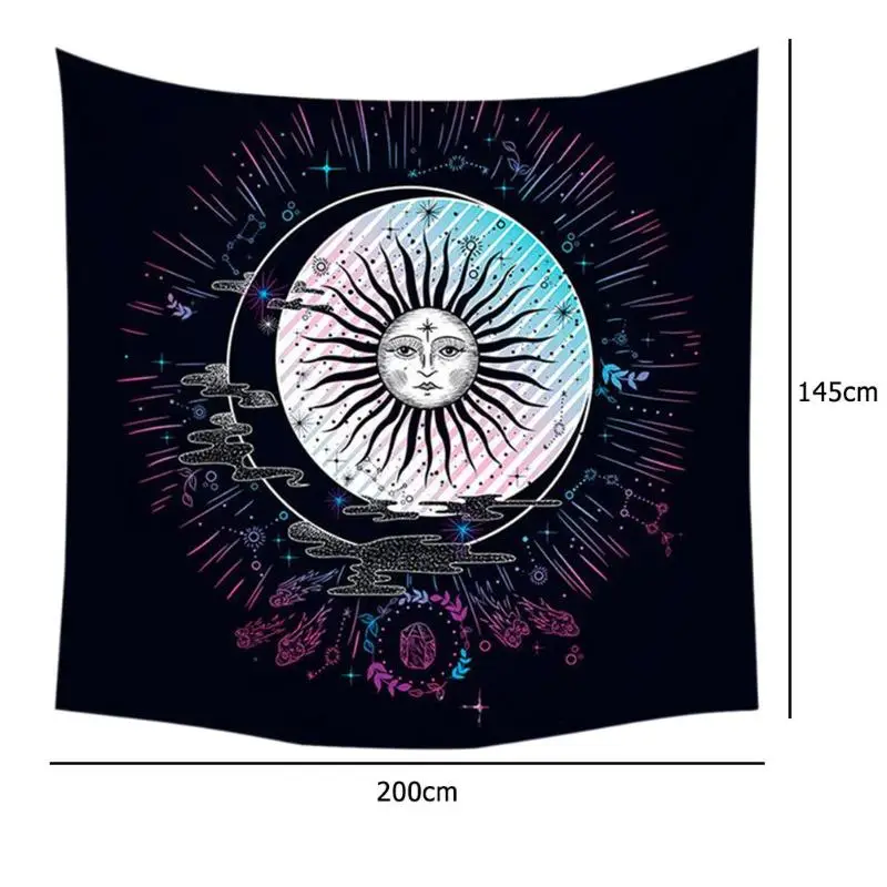 Mandala37 L Индийская МАНДАЛА ГОБЕЛЕН, полиэстер, настенный ковер для пикника, пляжный орнамент, украшение для дома, предметы первой необходимости - Цвет: Mandala37 L