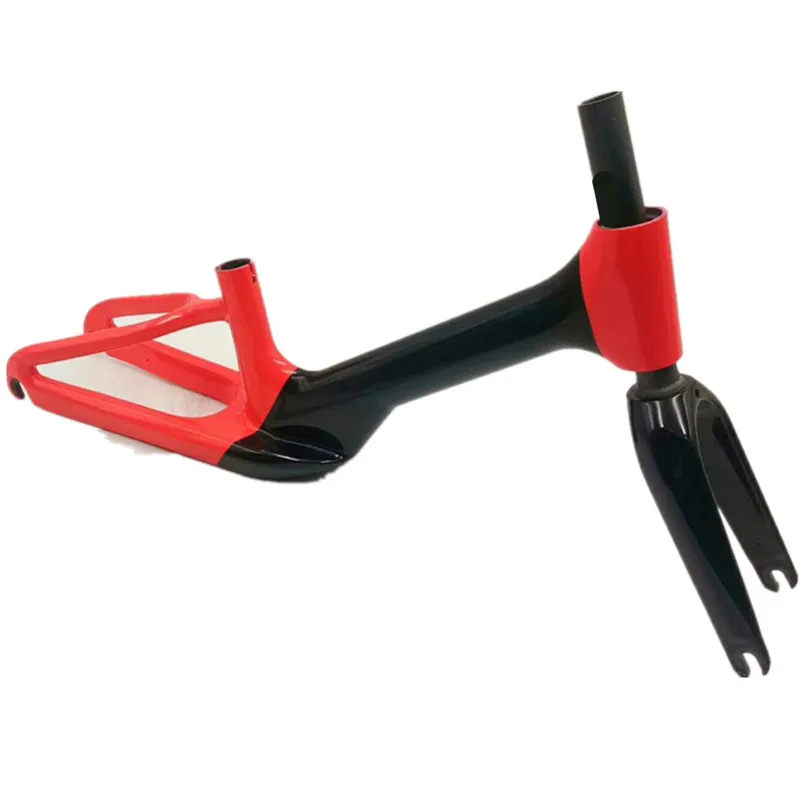 Red and Black Новинка, безпедальный детский баланс, велосипедная Рама, 12 дюймов, для От 2 до 6 лет детей, с 95x10 мм блочным быстроразъемным стержнем - Цвет: Red and Black