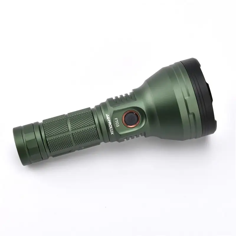 Astrolux FT03 XHP50.2 4300lm 735m type-C перезаряжаемый светодиодный фонарь черное тактическое кольцо 18650 фонарь прожектор
