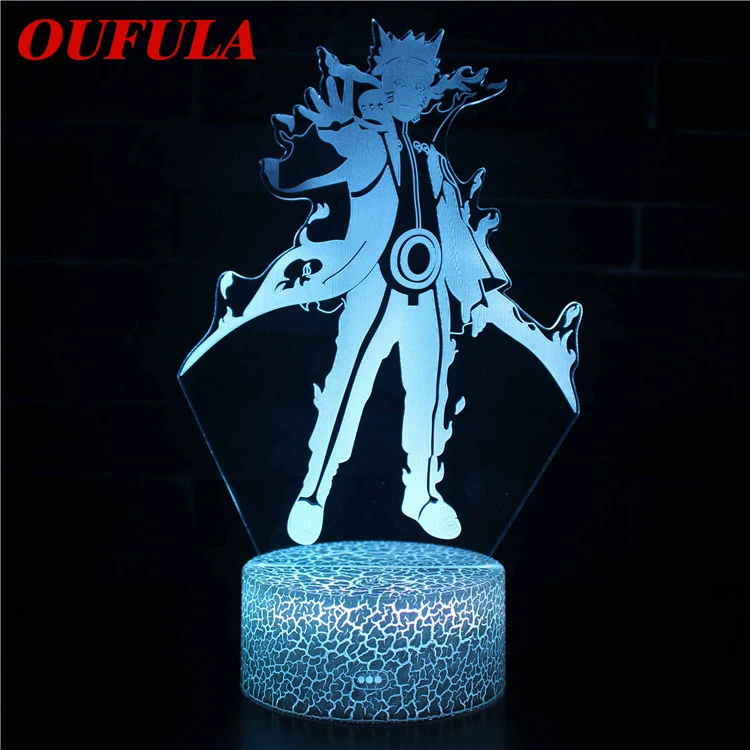 

AOSONG Night LED Lights Novelty 3D lamp Cute Toy Gift 7 ColorCartoon Atmosphere Lamp For Children Kids Room