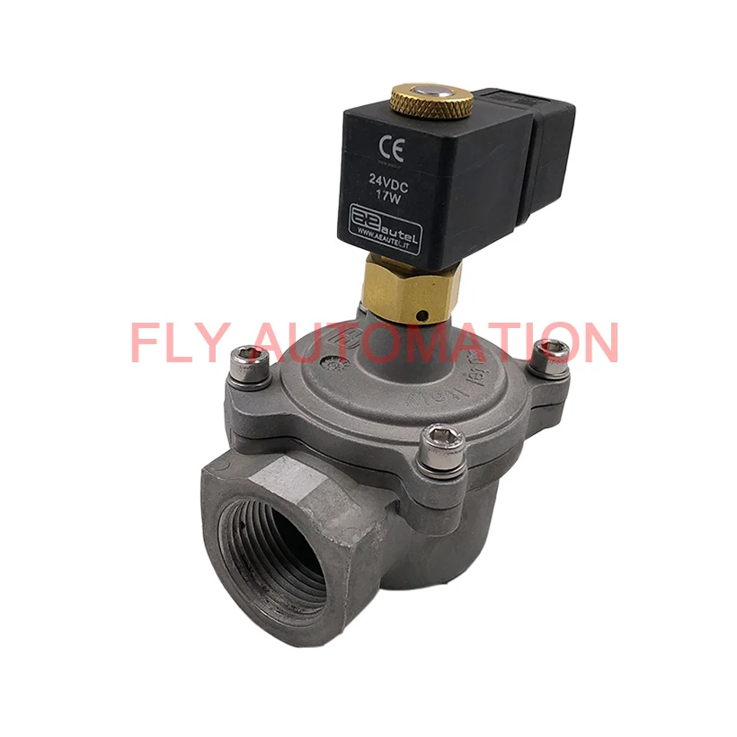 AE1825B020 AE1825B225 Autel 220VAC 110VAC 24VDC Мембранные Клапаны 1 дюйм DN25 алюминий импульсный электромагнитный клапан