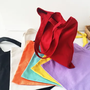 

New Foldable Shopping Bag Reusable Tote Pouch Women Travel Storage Handbag Fashion Shoulder Bag Female Canvas Shopping Bags