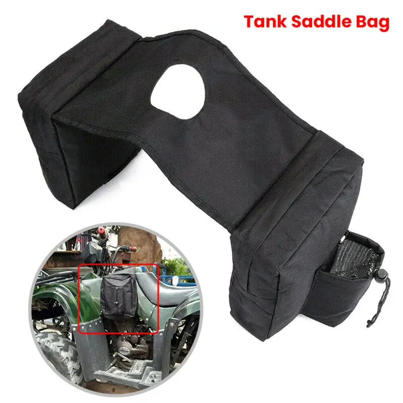 Mototorcycle Gas Tank Saddlebag With Water Bottle Atv Snowmobile Bag \ Luggage Backpack Storage Box Chest Carrier Panniers Handbag Motorbike Seat Rack