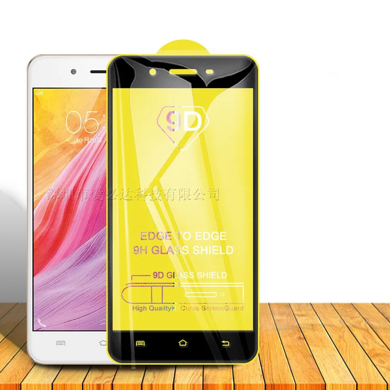 9D защитное закаленное стекло для мобильного телефона полноэкранное Защитное VIVO