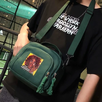 

Brand Originality Design Male Fashion Brand Messenger bag Female Student Korean Small Messenger Bag Crosses the shoulder bag