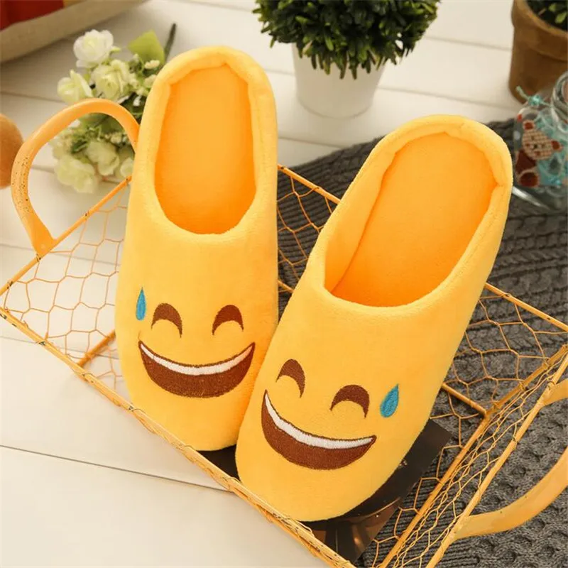 Indoor Warm Women Slippers Cute Soft Bottom Cartoon Winter Shoes Woman House Floor Slipper Warm Plush Girls Home Slides - Цвет: sweat