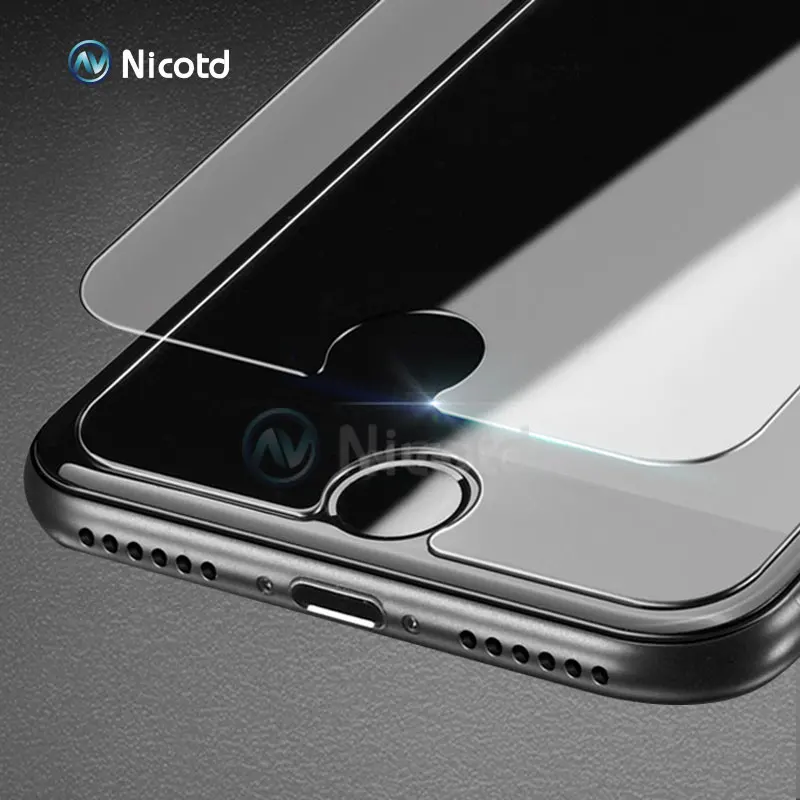 Vetro temperato per iPhone 6 6S Pellicola salvaschermo per iPhone 7 Plus Pellicola in vetro per iPhone 8 plus X 5 5S Protezione 12 Pro Max 11 - immagine 4