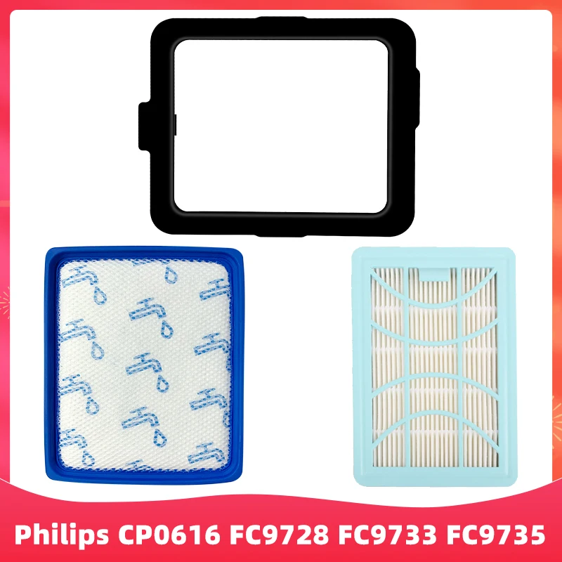 para Philips Cp0616 Fc9728 Fc9730 Fc9731 Fc9732 Fc9733 Fc9734 Fc9735 Aspirador Hepa Quadro do Filtro Peça Sobresselente de Substituição