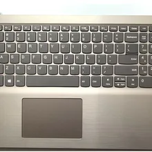 Чехол-клавиатура для lenovo ideapad 340C-15 C серебристый