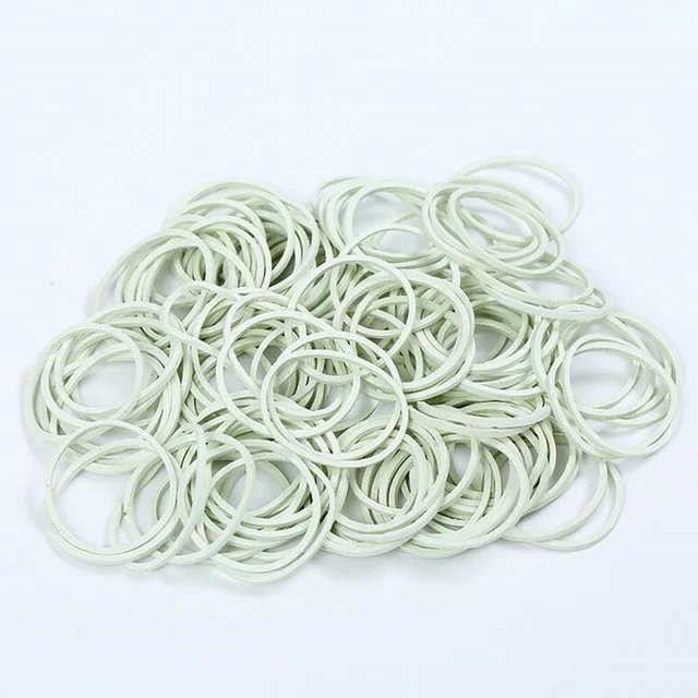 100Pcs Mini Rubber Bands Office Rubber Ring 16x1.4mm Soft Elastic Bands  Stationery Holder Band Loop