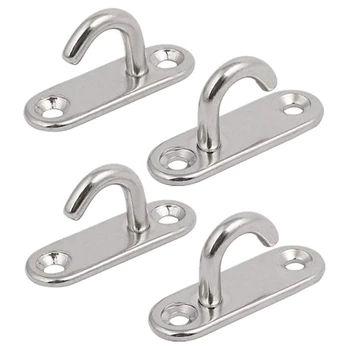 

Heavy Duty Stainless Steel Oblong Plate Hook Loop U-Shaped Wall Mount Hook Hanger Design Screws Wall Mount Hook Hanger