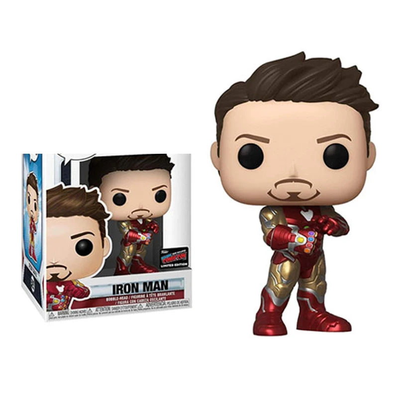 Экшн-фигурка FUNKO Marvel Мстители: финал Тони Старк железный человек Mk85 #529 Игрушечная