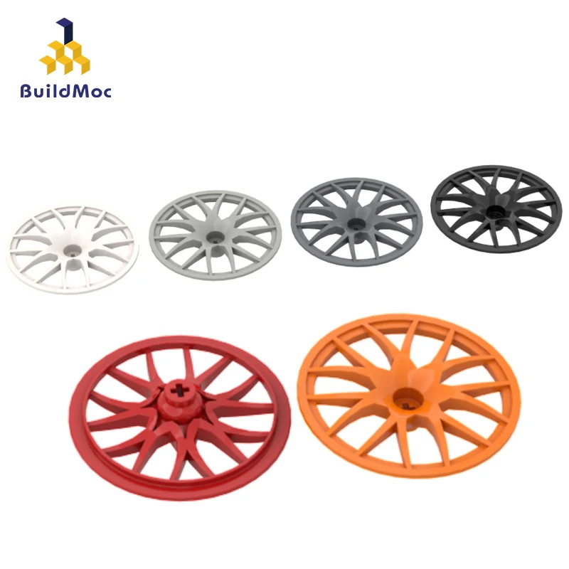 BuildMOC 58088 7x7 колесо украшения ldd58088 стойка дисплея картона для строительных блоков