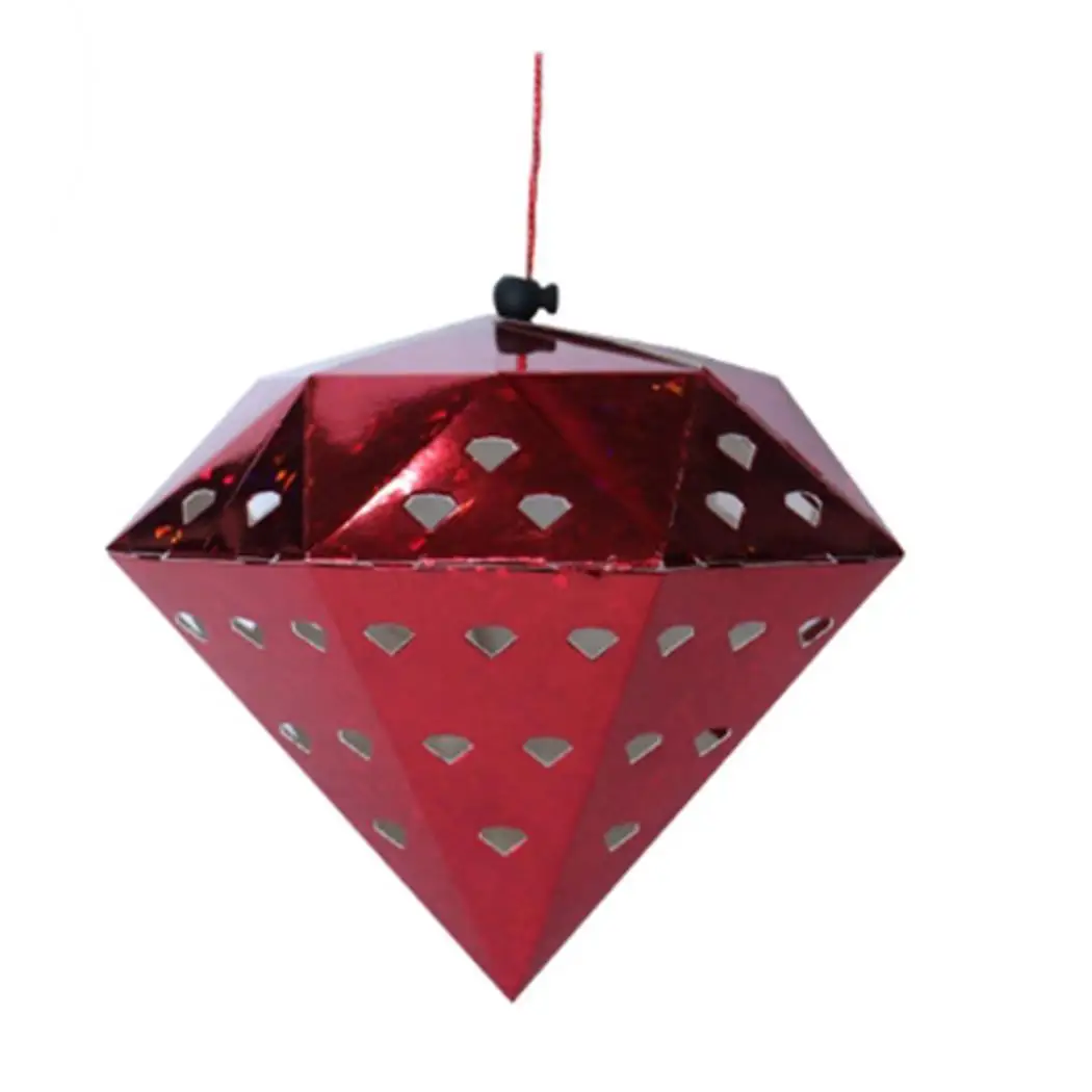 Christmas Ball Ornament Stereo Laser Diamond-shaped Ball Decoration Navidad Ornaments Xmas decoration for Home Decor