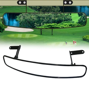 

16.5 Inch Universal Wide Rear View Convex Golf Cart Mirror for EZ Go, Club Car, Yamaha,180 Degree Extra Wide Panoramic