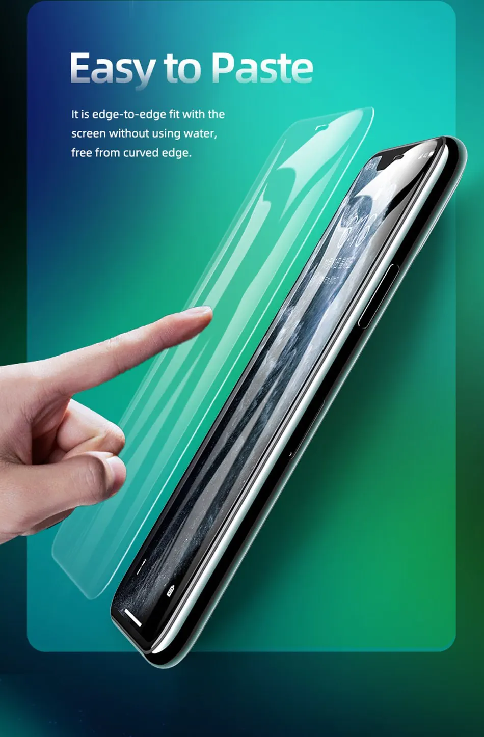 ROCK 2 шт для iPhone 11 Полная защита экрана Гидрогелевая Защитная пленка для iPhone 11Pro полное покрытие для iPhone 11Pro Max