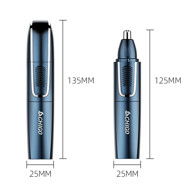  Waterproof USB charging Nose Trimmer Eyebrows Shaper Washable Smooth Running Hair Remover Safety Ra