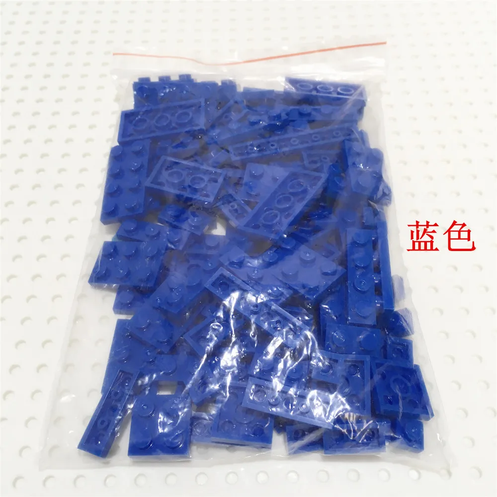100 pieces of low plate thin slice creative patchwork diy small particle blocks pixel drawing children puzzle toys