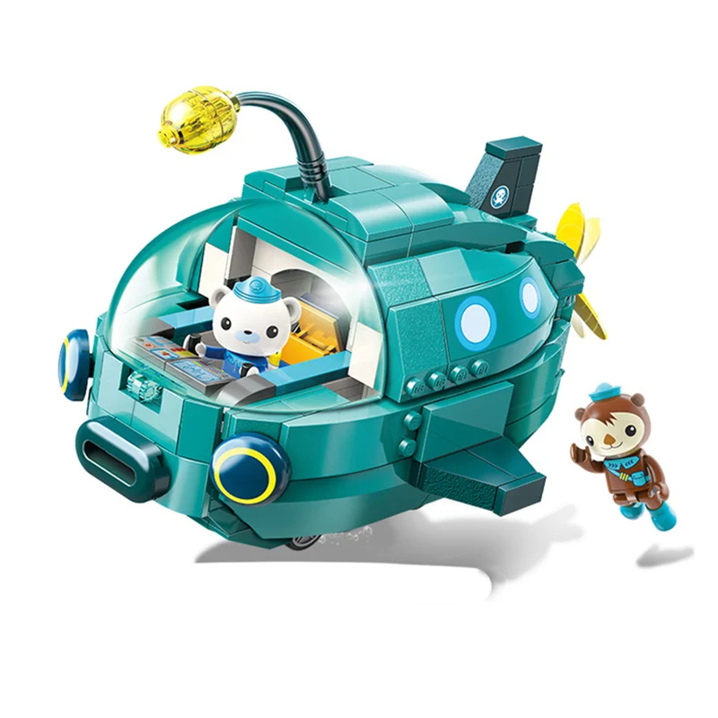 Octonauts Собранный автомобиль фигурка игрушки Barnacels Kwazii песо Пингвин Dashi Inkling модель игрушки для детей подарок - Цвет: 3703