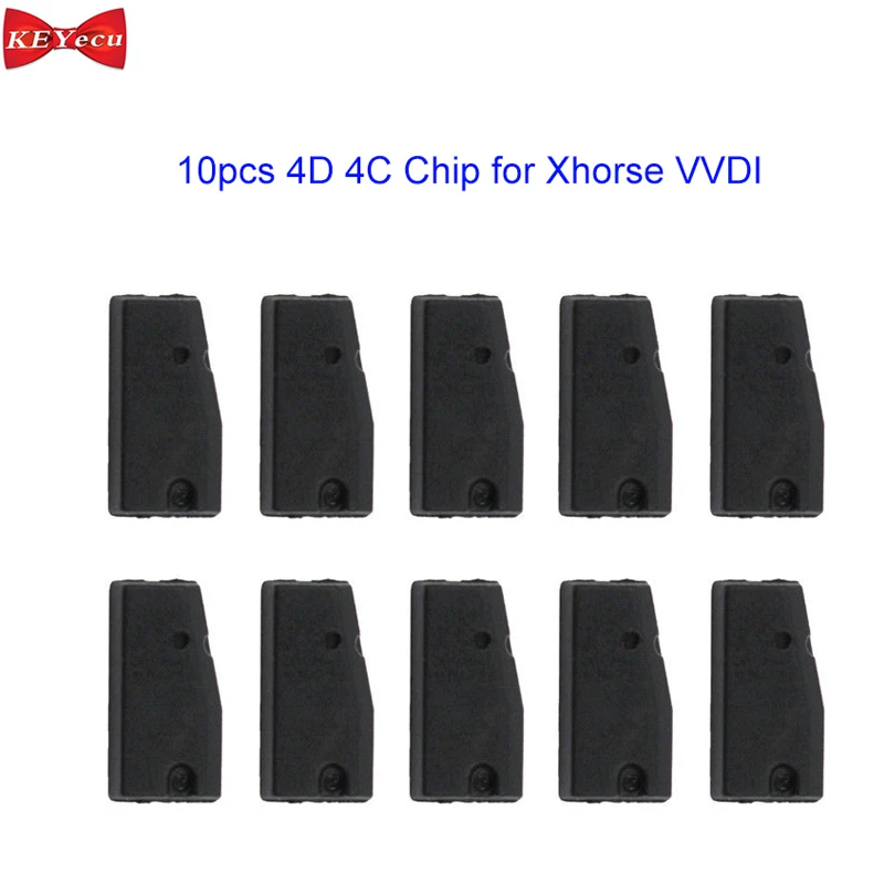 KEYECU 10 шт. Автомобильный ключ 4D 4C транспондер чип для Xhorse VVDI ключ инструмент