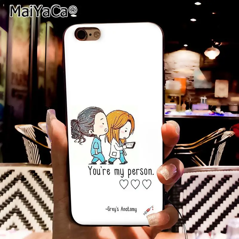 MaiYaCa ты мой человек серый Анатомия чехол для телефона для iphone 11 Pro 11Pro Max 8 7 6 6S Plus X XS MAX 5 5S SE XR