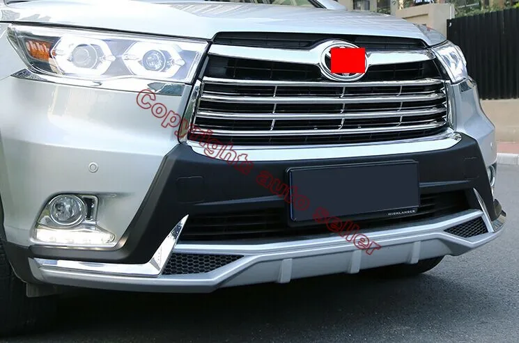 ABS Хромированная передняя решетка Накладка для Toyota Highlander
