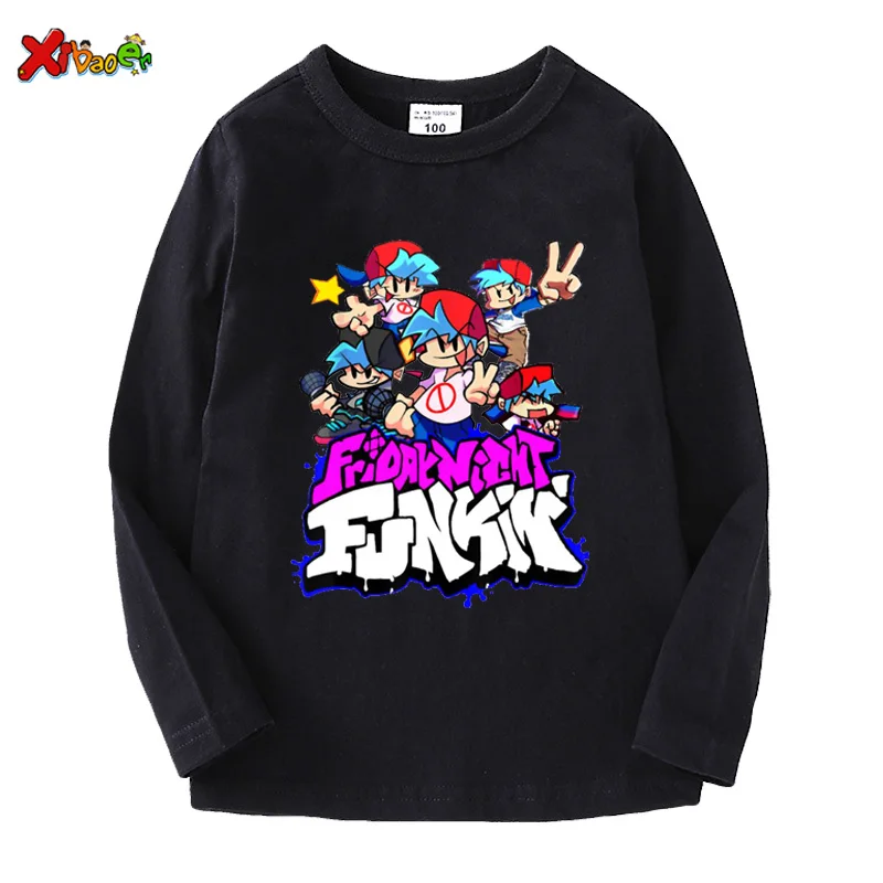 

Girl Funny Clothes Cotton Long Sleeves Kids Fridaynight T Shirt Boys Toddler Baby Clothing Casual Top Shirt Children Autumn Teen