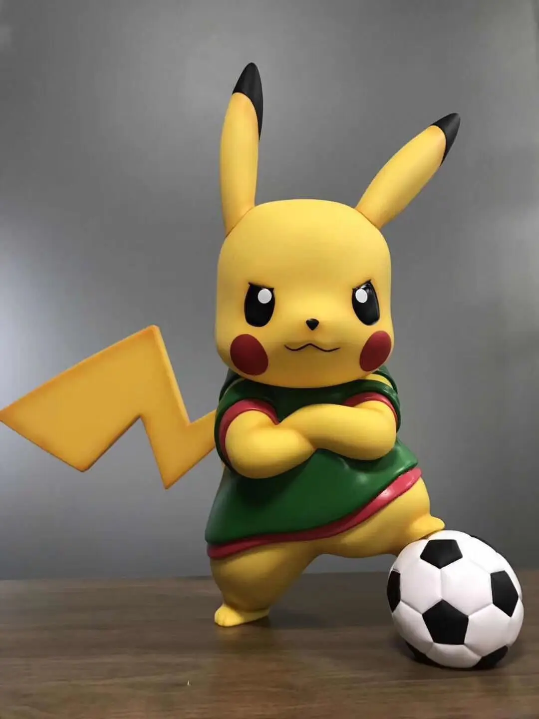 TAKARA TOMY большой размер аниме милый 1:1 Пикачу фигурка Коллекционная мультфильм Покемон модель игрушки подарки для детей